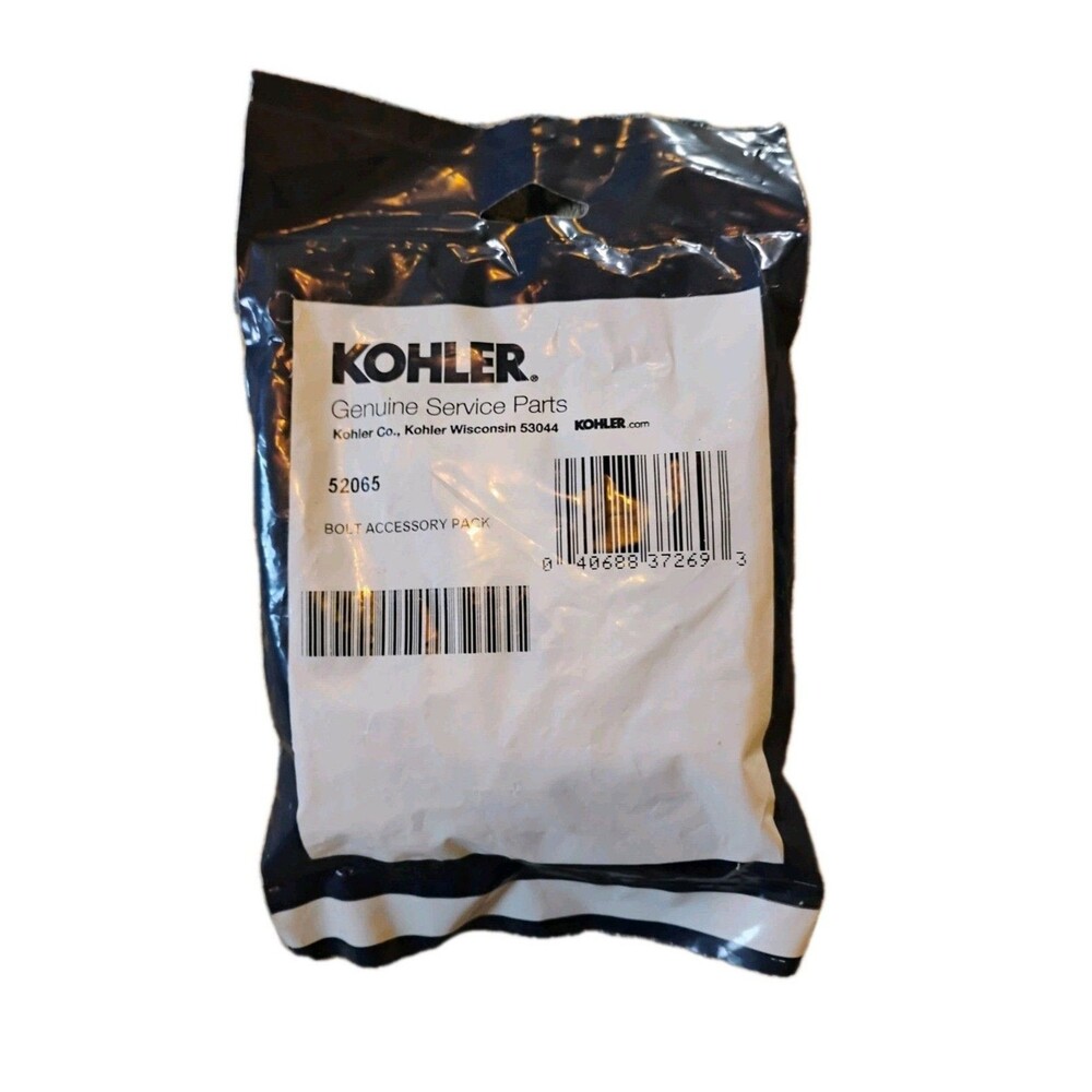 NEW IN PACKAGE KOHLER 52065 BOLT ACCESSORY PACK SINK/TOILET BOLTS
